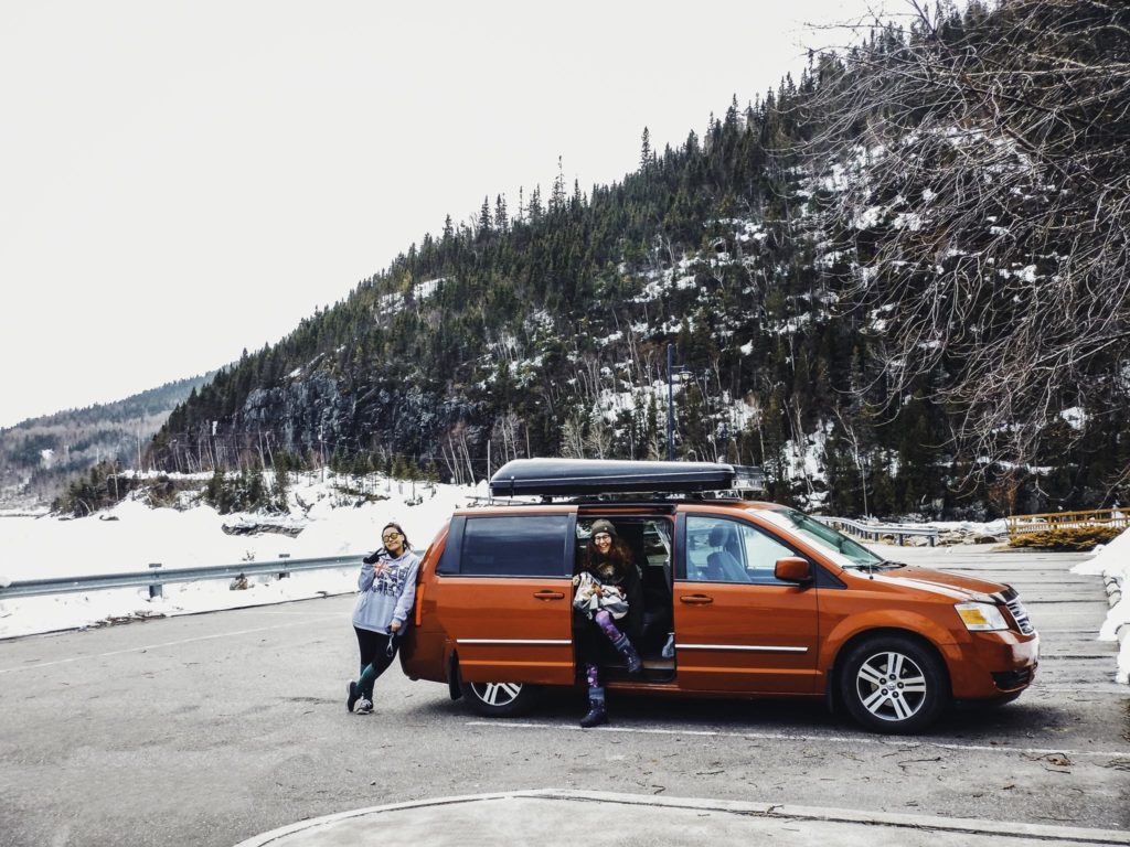 Faire un road trip d'hiver avec un van du Baroudeur