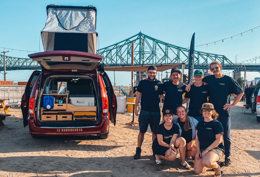 Le Baroudeur team in Montreal