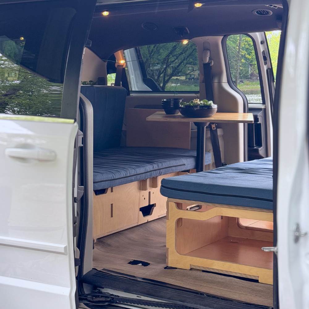 minivan living area