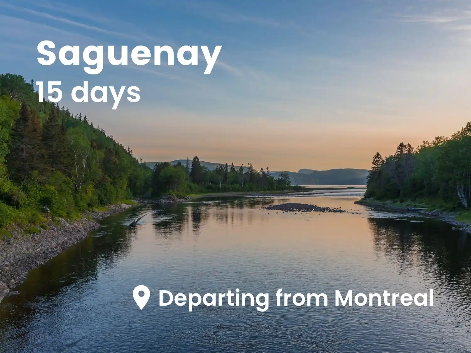 15 days road trip to saguenay from montreal