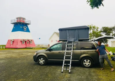 minivan aménagée en Acadie